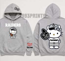 Hello Kitty Las Vegas Raiders Hoodie