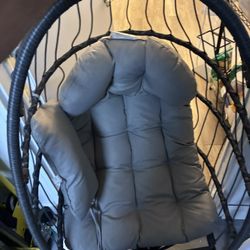Foldable Egg Chair With Cushions (no Stand)