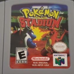 Pokemon Stadium 1 Nintendo 64 Video Game Cartridge N64