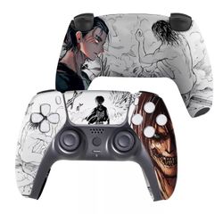 Attack On Titan Custom Play Station 5 Console Permanent Hydro-Dip Printing