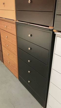 Espresso 5 drawer chest