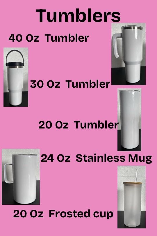 Custom shirts and tumblers
