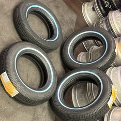 155/80/13 new tires white wall Travel star set of 4