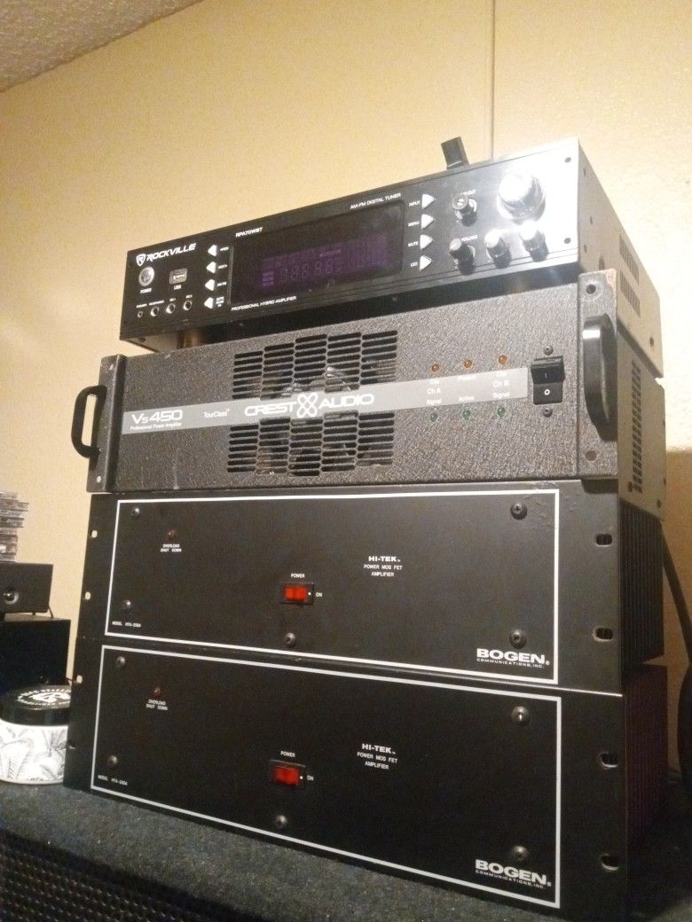 Stack Of Amplifiers 380 Cash For All Or Single Prices Below