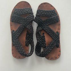 Genuine Leather Huarache Sandals