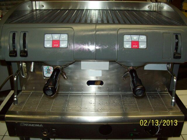 Faema due 2 group espresso machine