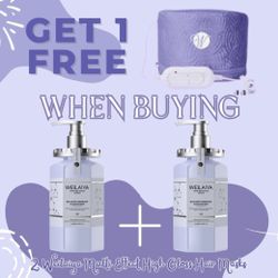 2 NEW Weilaiya High Gloss Hair Mask+FREE Electric Heating Hair Mask Cap
