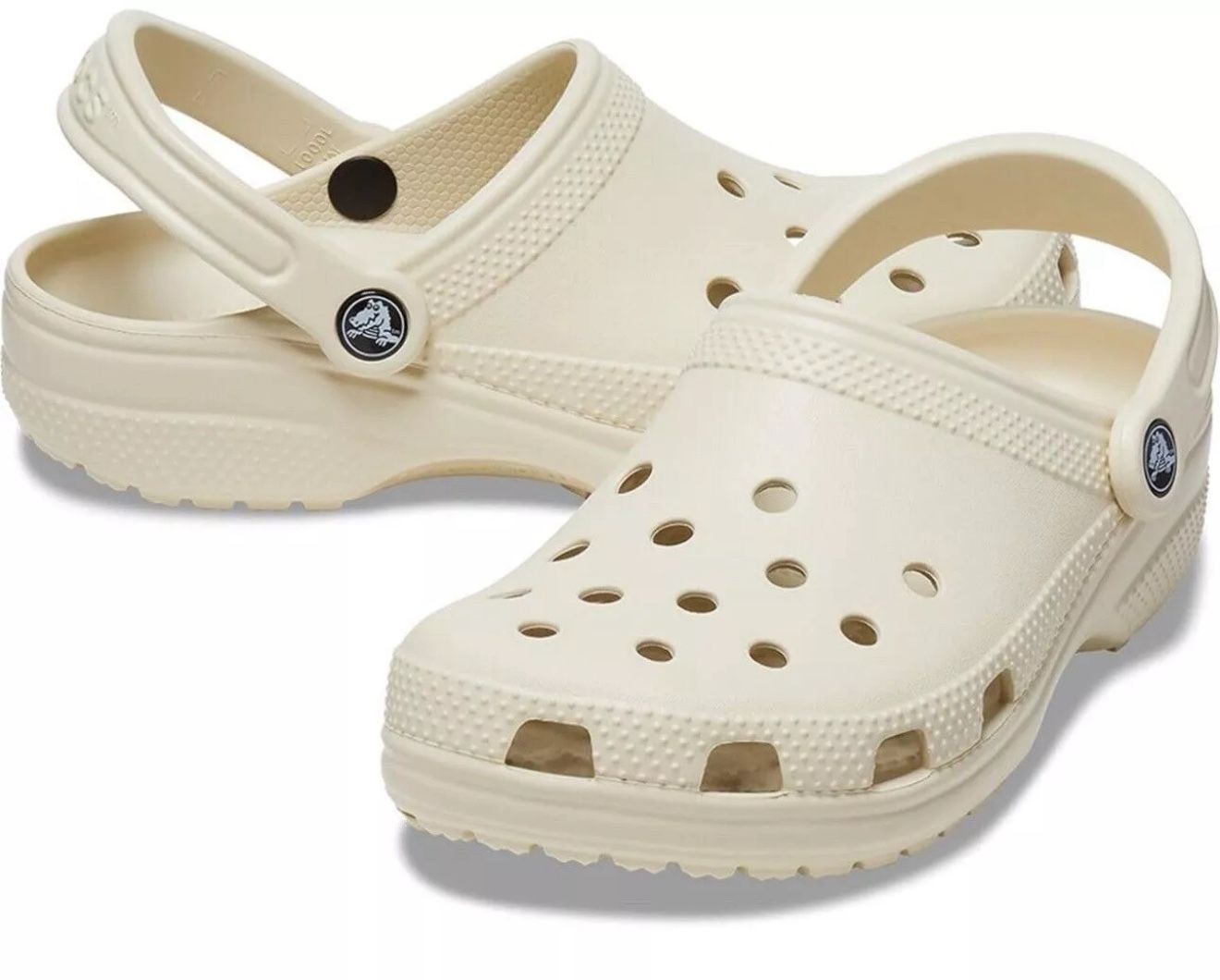 Beige Crocs All Sizes 4-11