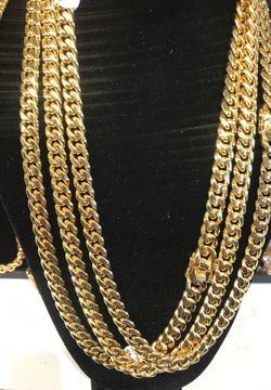 10mm Stainless Steel 25.5” Miami Cuban Chain
