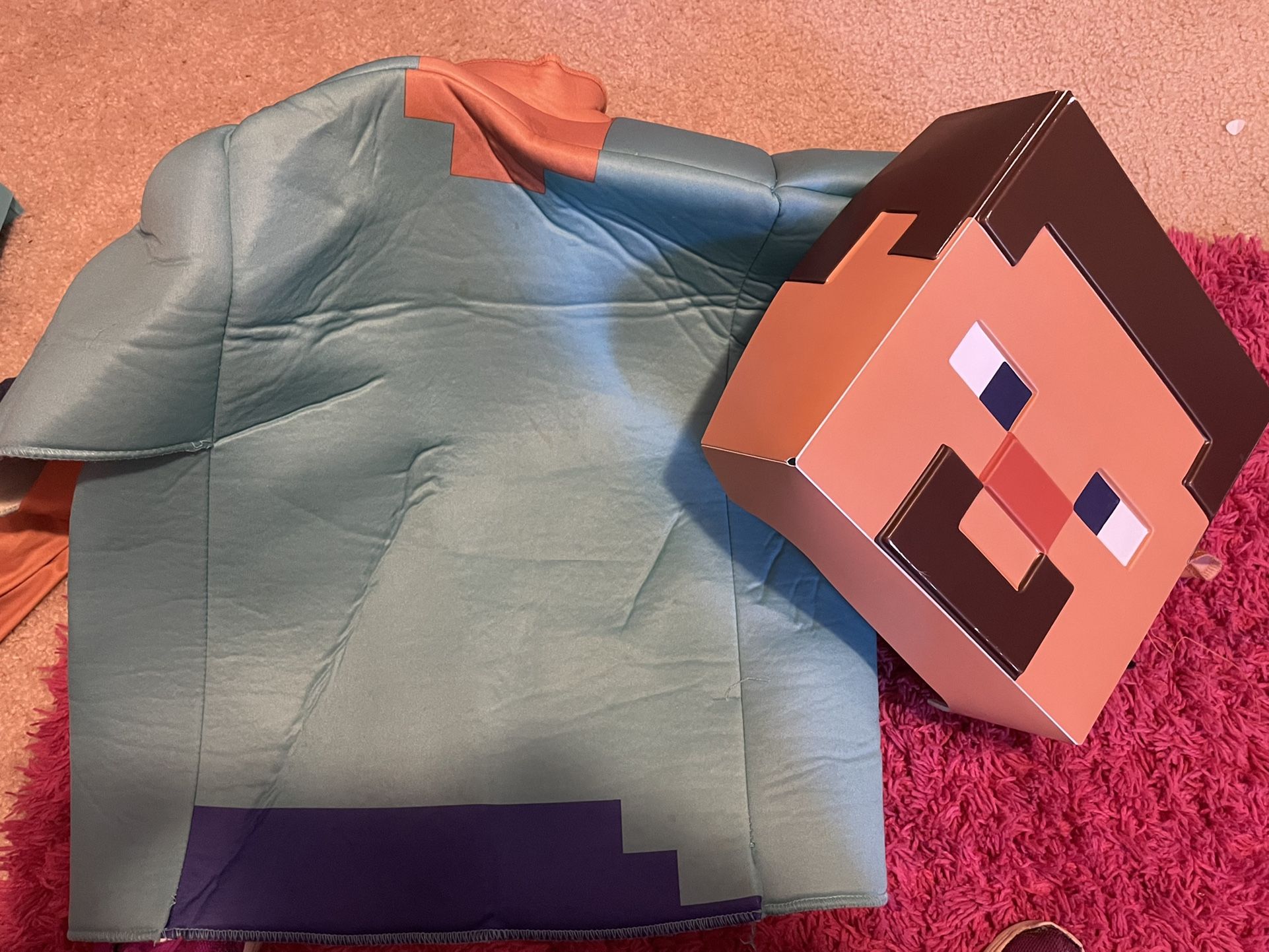 Mine Craft Halloween Costume Size Kids Medium 