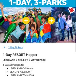 LEGOLAND + SEA LIFE + WATER PARK