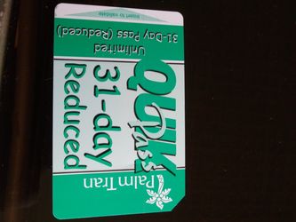 Palm Tran bus pass