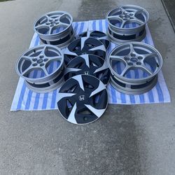 New OEM Honda Accord Hybrid Rims and Wheel Covers - Set of Four
