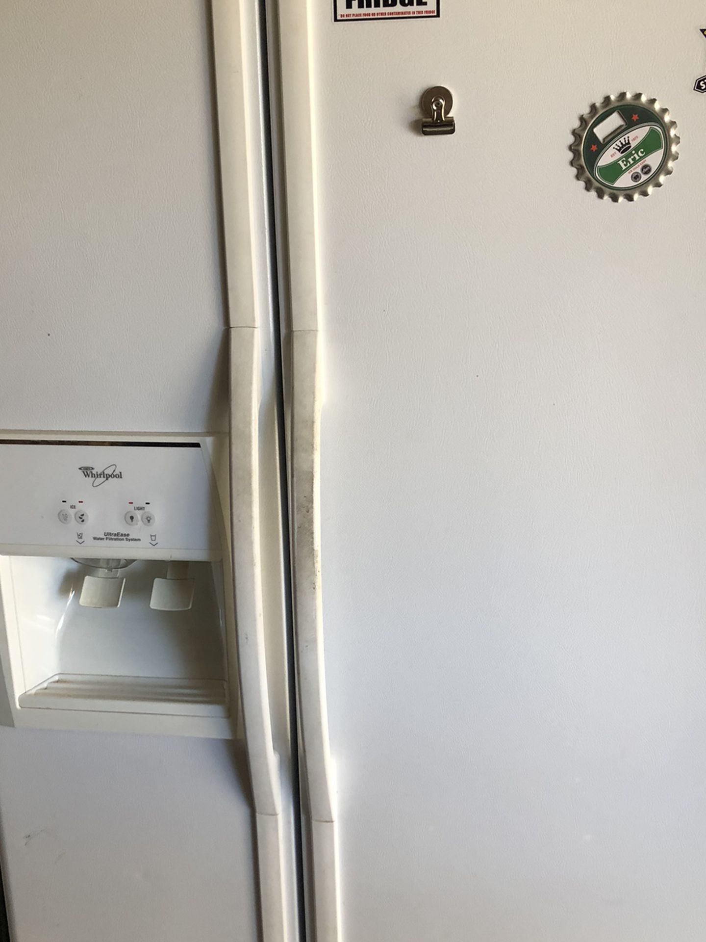 Whirlpool Side-by-side refrigerator