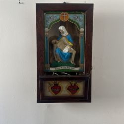 Vintage Catholic Shrine Box 