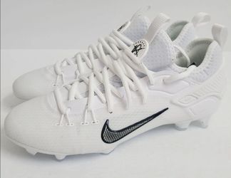 Brand New Nike Huarache 9 Elite Low Lax Football Cleats White Black Youth Kids Sizes 1.5, 2, 2.5, 3.5, 4, 5