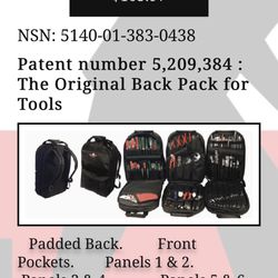 New Toolpack Backpack Model 90650