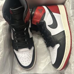 Jordan 1 High Black Toe Reimagined Size 12 Used 