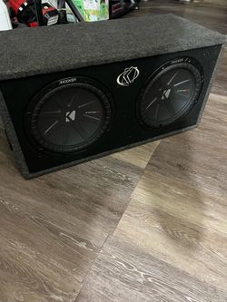 Two 12 inch kickers comp R