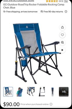 GCI Outdoor RoadTrip Rocker Foldable Rocking Camp