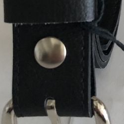 Black Microfiber Belt 32 (New)