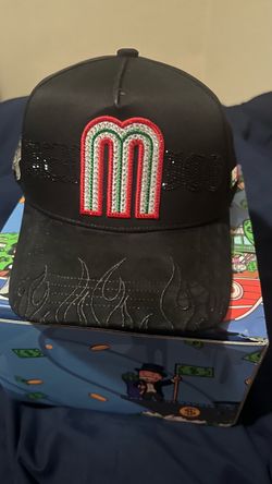 Black Mexico Snapback Hat