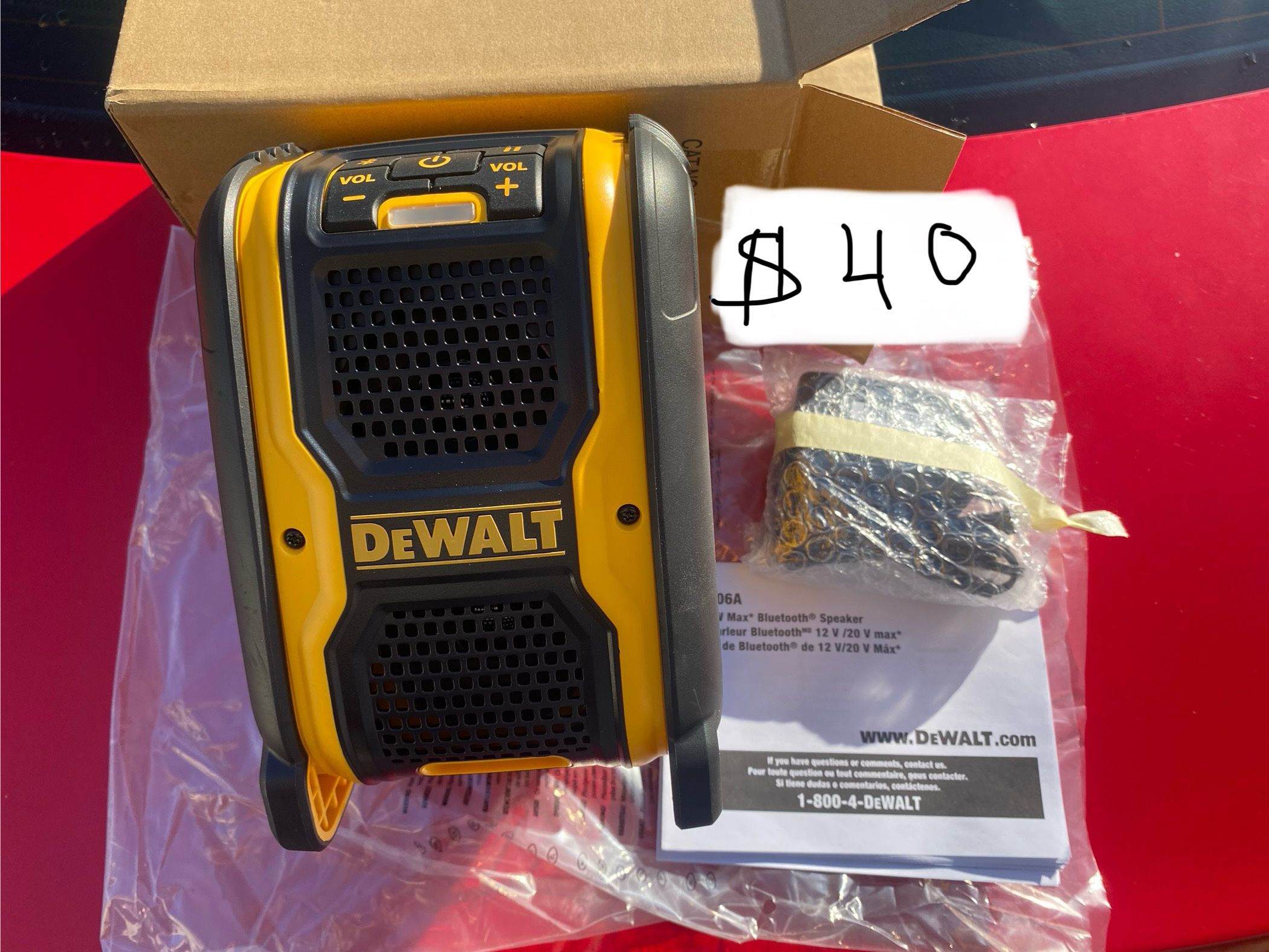 Brand New Dewalt 20v DCR006A Bluetooth Speaker No Battery 🪫