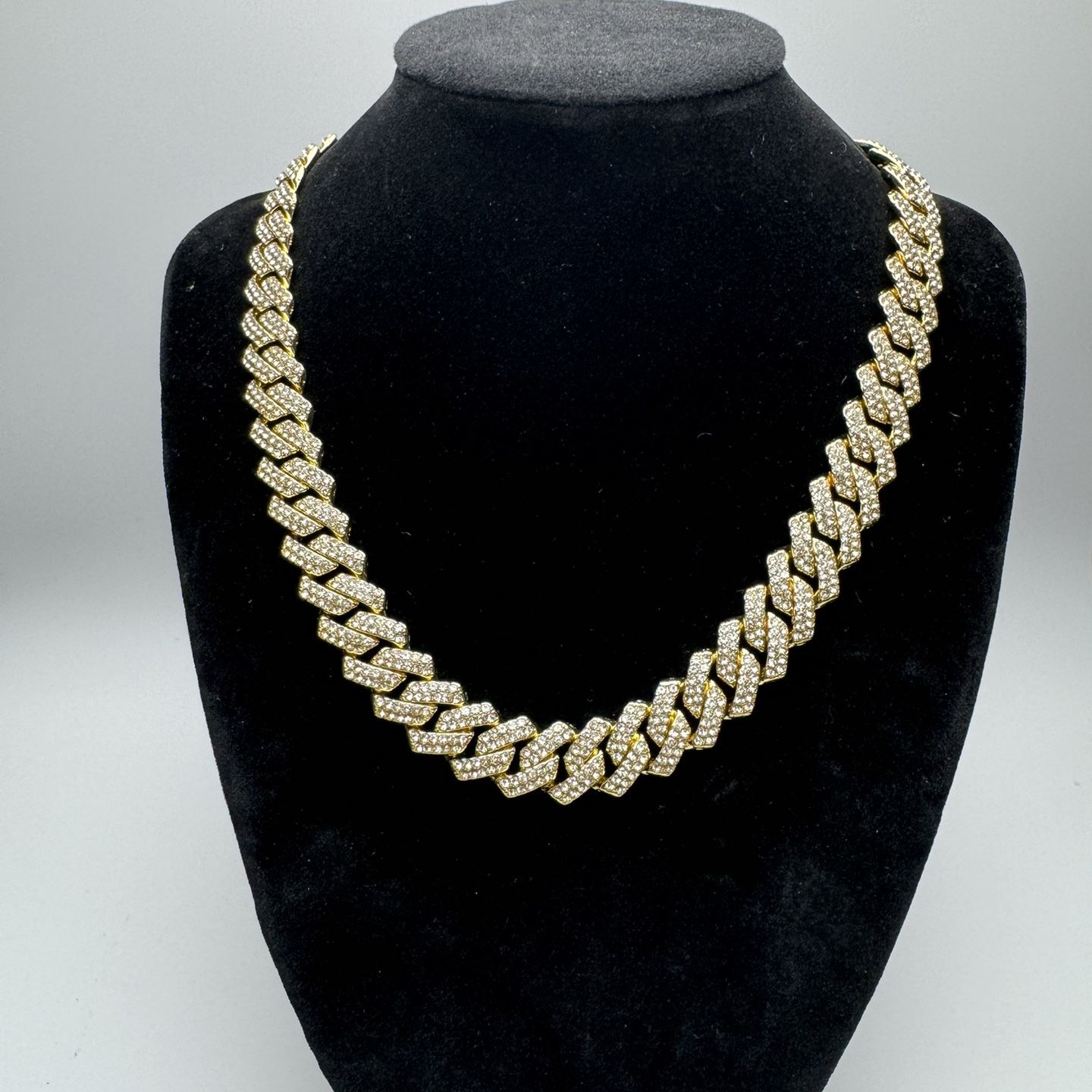 18k Plated Necklace 18”inches $45