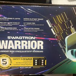 Swagtron  Warrior Hover Board  With Bluetooth Speakers 