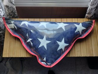 5x9.5 tri folded American flag