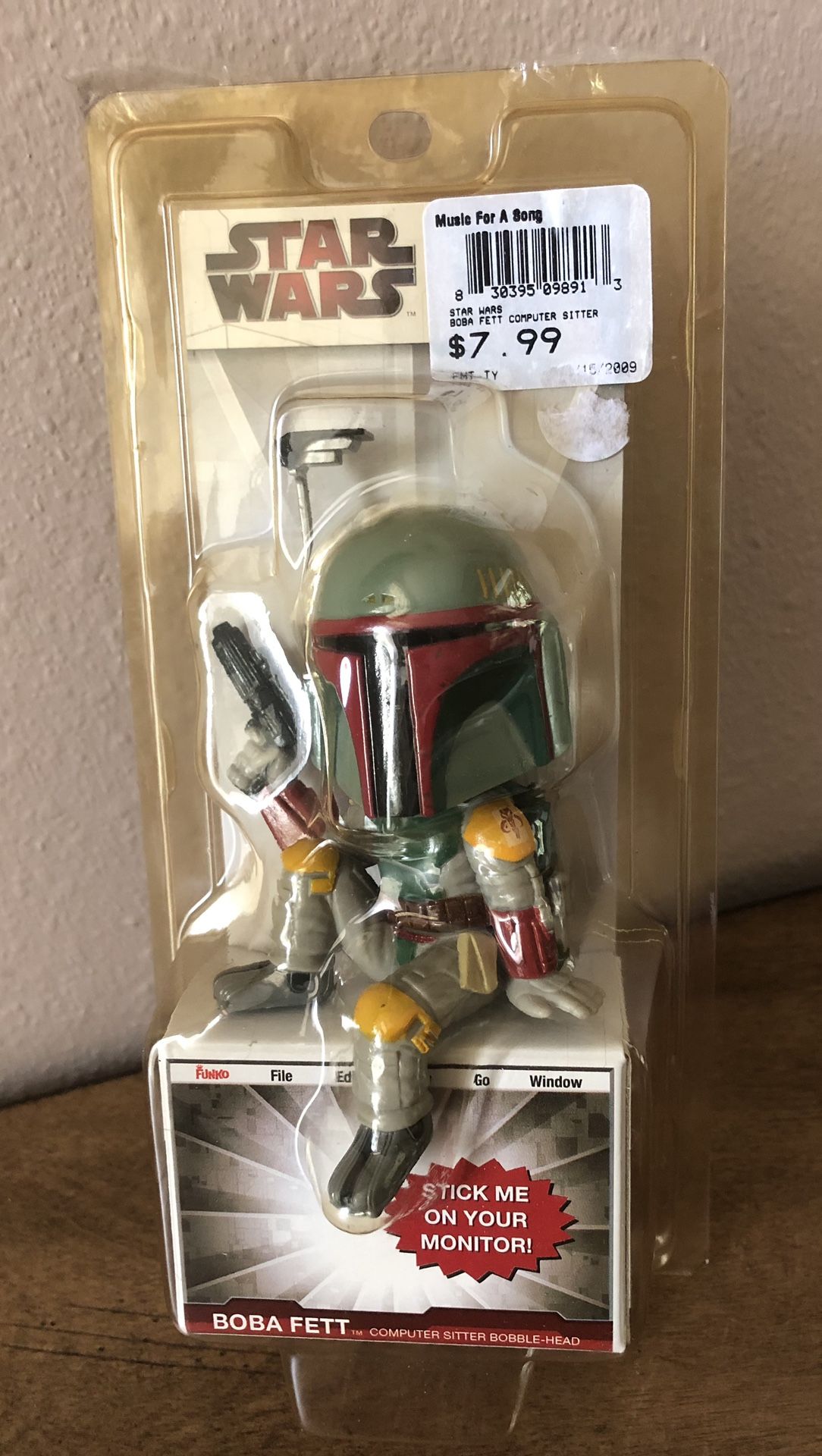 Funko Star Wars Boba Fett Computer Sitter Bobble- Head