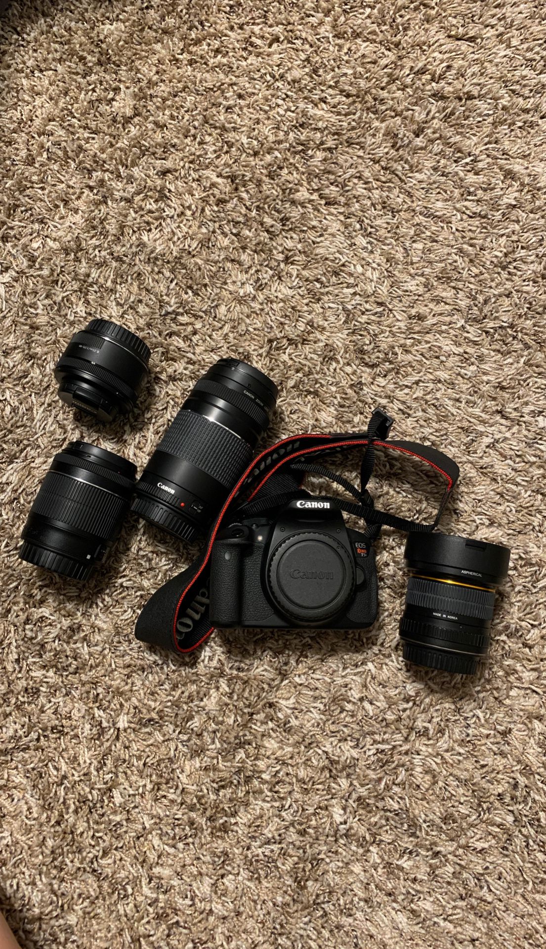 Canon rebel t5i with kit lens
