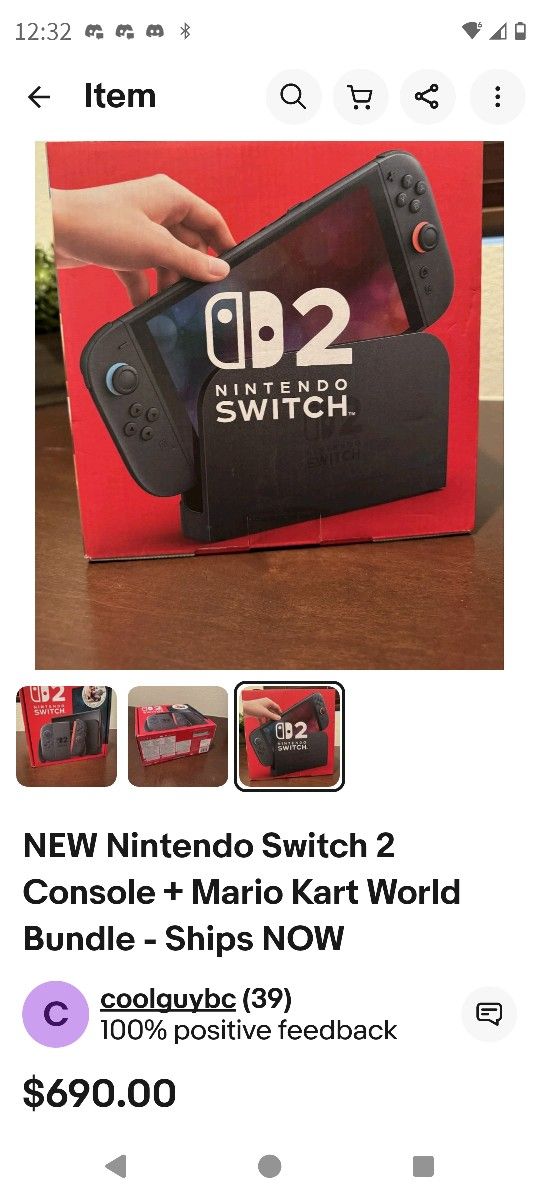 Nintendo Switch 2 Mario Kart Bundle