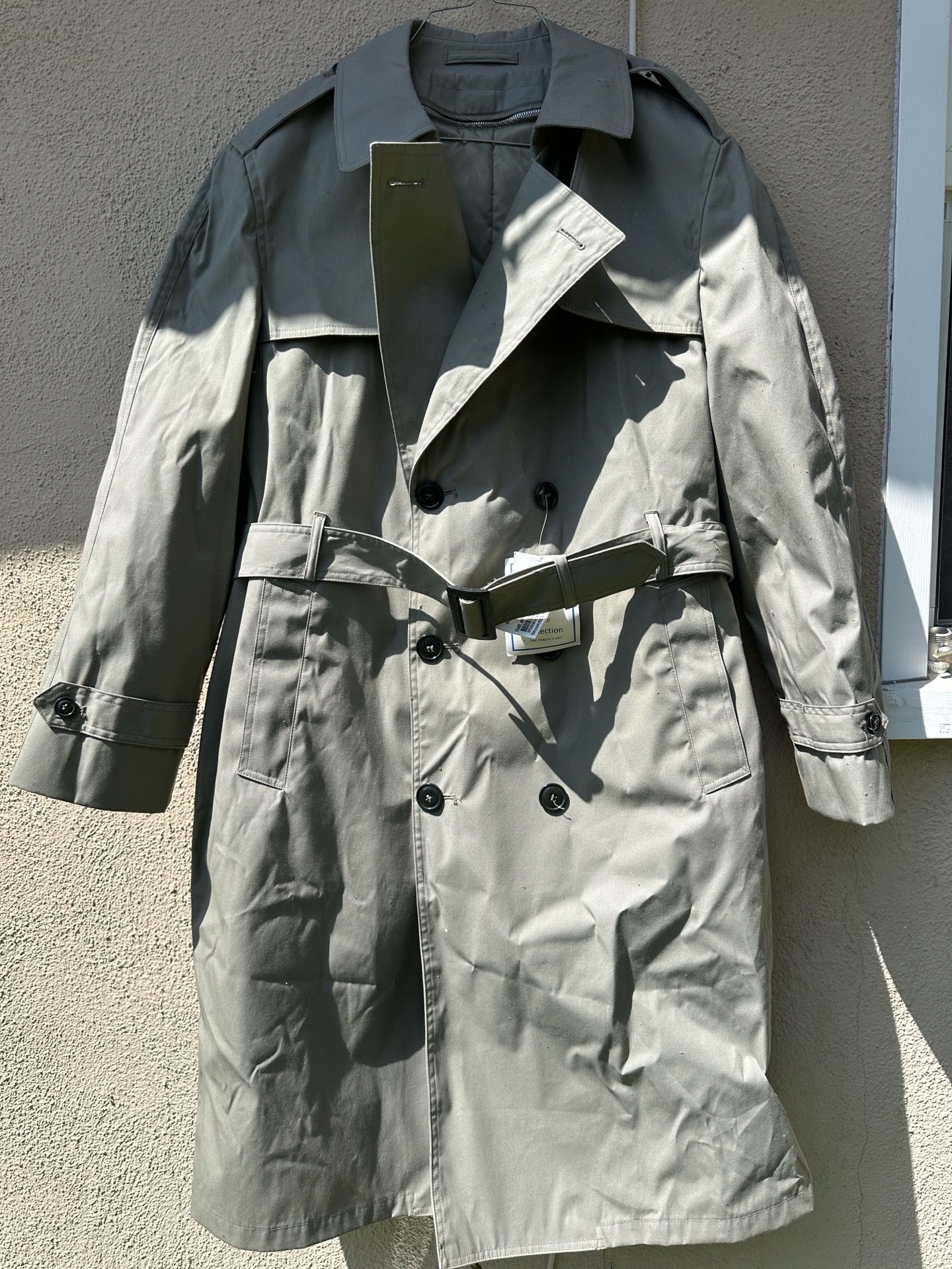 Defense Logistics Agency Trench Coat Rain Jacket