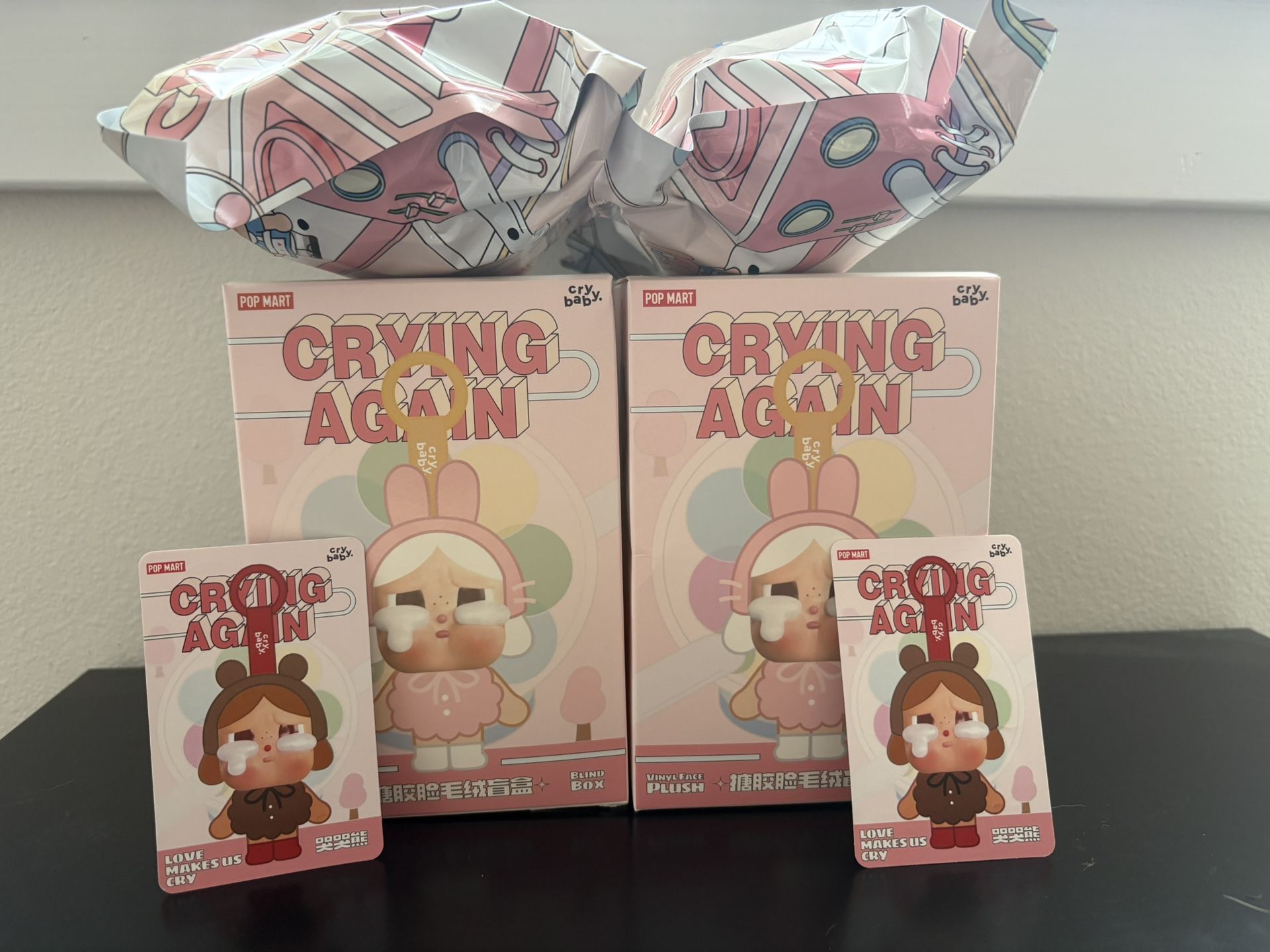 Pop Mart Cry Baby “Love Makes Us Cry” – Unopened Inner Bag, Opened Box, Authentic