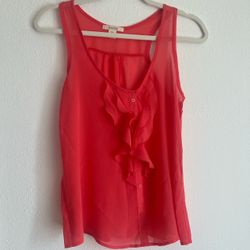 Coral Tank Top Blouse 