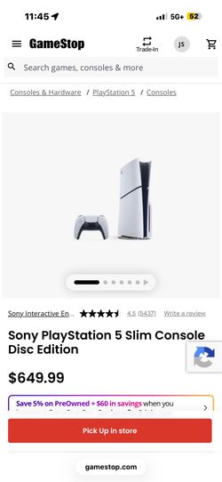 Ps5 slim brand new