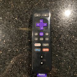 Roku Remote Control with A/B Game Buttons (rare) for Roku Media Streamers 