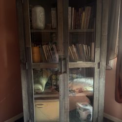 Wooden Hutch Cabinet