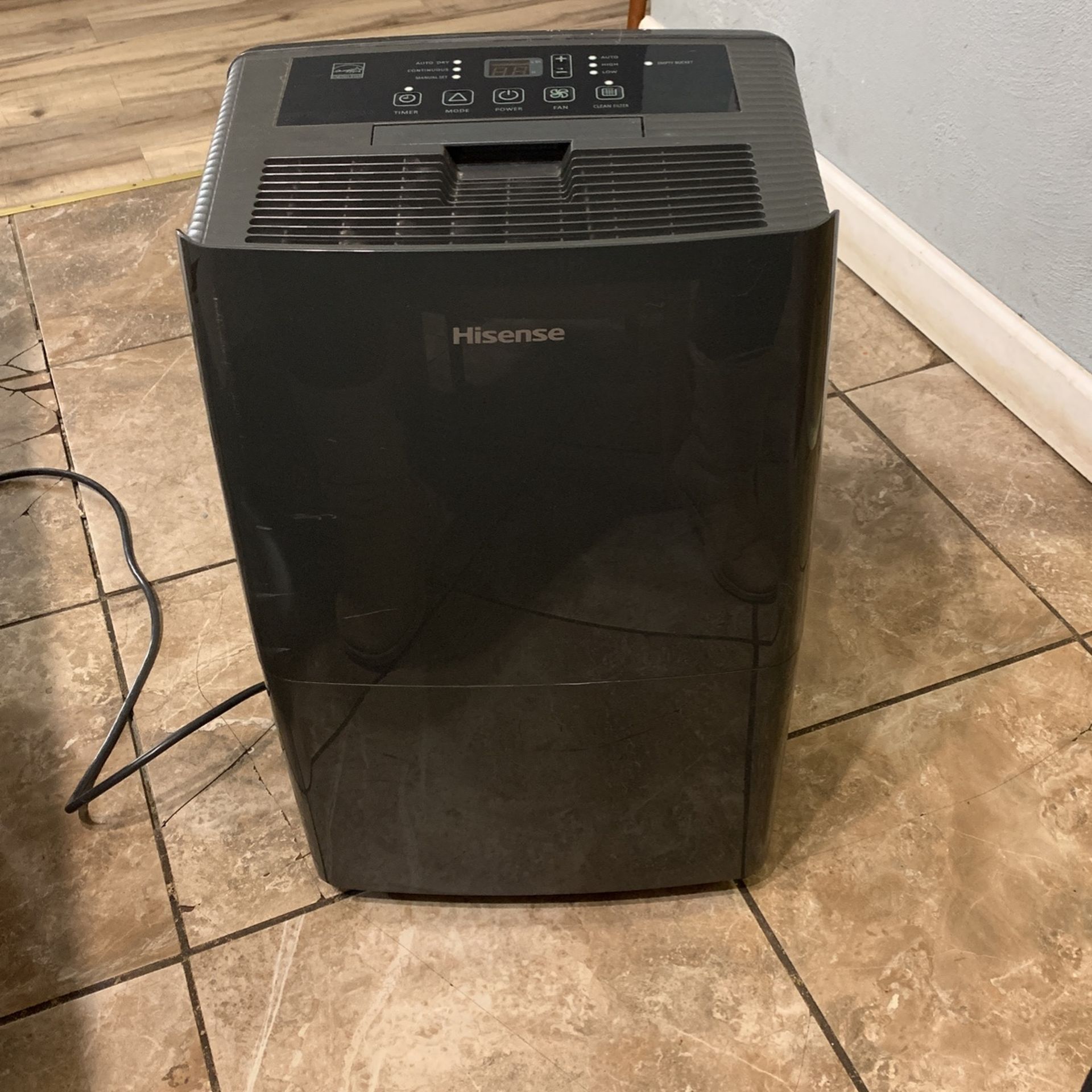 Hisense 70-Pint 2-Speed Dehumidifier with Built-In Pump DH-70K1G