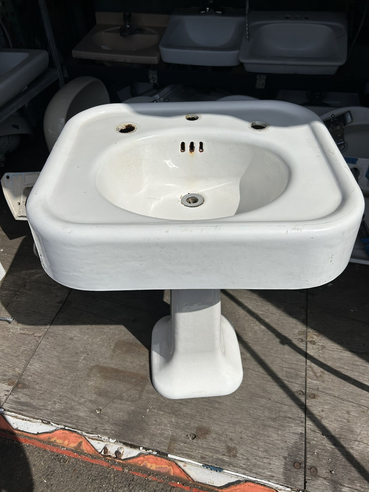 Antique Pedestal Sink
