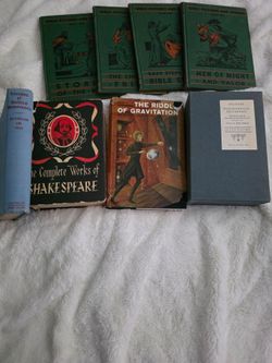 Vintage Book Lot – Shakespeare, Voltaire, Bible Series & More