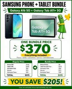 We’ve got a great deal for phones and tablets!