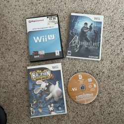 Nintendo Wii Video Games Mario And Sonic, Resident Evil, Lego City, Raving Rabbids