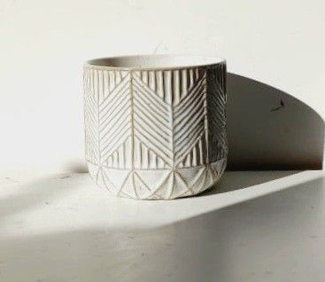 Glazed Ceramic Texture Plant Pot/ Plant Planter/ Flower Pot Patio Garden