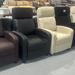 Single manual Recliners, $95/ea