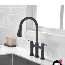 🔥Brand new🔥 Rainlex Pull-Down Double Handle Kitchen Faucet RX6018