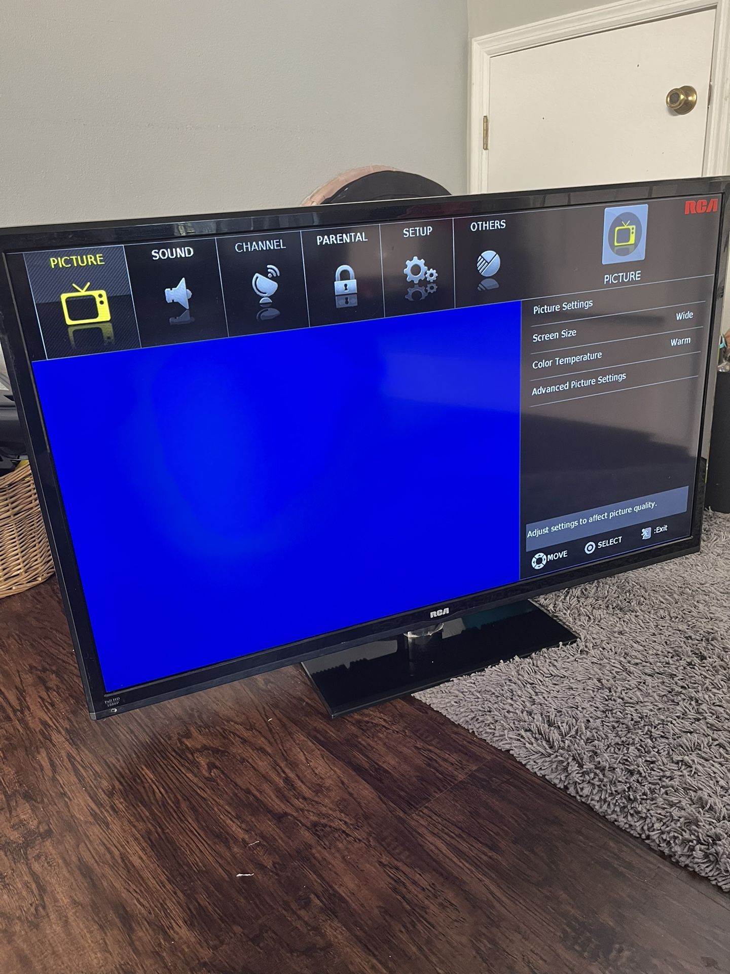 46" LED LCD Full HD RCA TV
