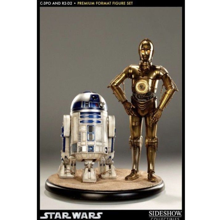 Sideshow C-3PO And R2-D2 Premium Format Statue Hot Toys Star Wars