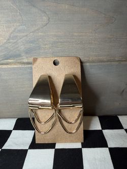 Chunky Triangle Dangle Earrings
